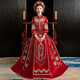 泰勒馬?。═AILEMARTIN）絲絨秀禾服2025新款新娘結(jié)婚禮服中式婚紗敬酒服古裝嫁衣龍鳳褂 絲絨1111 M