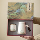 博為（BW）粗陶茶水分離杯辦公室泡茶杯商務(wù)伴手禮送長(zhǎng)輩禮盒包裝單杯加茶罐