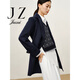 玖姿（JUZUI）商場同款通勤職業(yè)風(fēng)外套風(fēng)衣女秋款JWDQ41302 丈青 XL