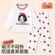棉奇熊兒童睡衣春秋新款女童純棉家居服套裝寶寶長(zhǎng)袖秋衣秋褲薄款空調(diào)服 雪白公主 【170g純棉薄款】 100 cm