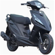 杰帆（JF）戰(zhàn)速踏板摩托車助力車125cc踏板車燃油車越野山地沙灘車休閑車 磨砂黑