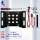 索厲 臺式機光驅(qū)位硬盤托架2.5/3.5英寸通用 轉(zhuǎn)接架/機械SSD硬盤支架/金屬材質(zhì)黑色(六件套)/SL-HD222