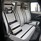 大通v80座套上汽專(zhuān)用汽車(chē)3座5座6座四季冰絲新款坐墊東風(fēng)御風(fēng)座墊 灰色豪華版-三人座