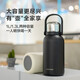 樂(lè)扣樂(lè)扣（LOCK&LOCK）大容量不銹鋼保溫壺保溫保冷水壺戶外旅行運(yùn)動(dòng)水壺帶提手1.3L黑色