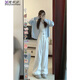 蝶嬌諾（DIEJIAONUO）衛(wèi)衣女2025年春季女裝新款穿搭女套裝小香風(fēng)鹽系氣質(zhì)顯瘦港風(fēng)休閑 開衫+內(nèi)搭+褲子 S