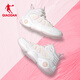 喬丹籃球鞋女鞋新品耐磨巭回彈科技實(shí)戰學(xué)生減震休閑運動(dòng)球鞋女 象牙色/云粉色 38