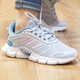 阿迪達(dá)斯 （adidas）女鞋秋季新款CLIMACOOL清風(fēng)系列運(yùn)動(dòng)鞋網(wǎng)面透氣休閑鞋跑步鞋 HP7719藍(lán)粉/清風(fēng) 37