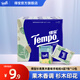 得寶Tempo得寶手帕紙迷你便攜式紙巾擦手巾四層加厚餐巾紙 杉青果木手帕紙 4層 7張*12包
