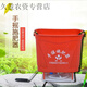 海澳德手搖式撒播器農用小麥水稻施肥器撒肥機手動(dòng)多功能撒化肥種子 紅色