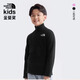 THE NORTH FACE北面童裝Glacier兒童保暖抓絨衣外套戶外春秋|8AZM JK3/宇宙黑 160 cm XL（160/76）
