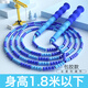 躍動(dòng)竹節花樣跳繩都市潮流成人日常鍛煉學(xué)生花式表演珠節繩子 藍色【竹節跳繩】