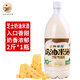韓食府芝士奶油米酒 延邊朝鮮族米酒東北延吉瑪格麗 2%vol 1L 1瓶 奶油米酒