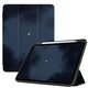 zoyu iPad Air7保護套帶筆槽11英寸2025款M3芯片適用蘋(píng)果Air6保護殼平板2024三折air5卡通可愛(ài)全包 暗月【配鋼化膜】 2025/2024款Air7/6【11英寸】