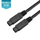 斯格（Sgo） 1394連接線(xiàn)4P6P9P火線(xiàn)firewire400轉(zhuǎn)800線(xiàn)采集卡工業(yè)相機(jī)攝像頭線(xiàn) 9P-9P 1.5米