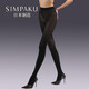 SIMPAKU日本進(jìn)口新款中厚長(cháng)筒絲襪春秋啞光女士天鵝絨連褲襪舒適打底褲襪 黑色2雙裝 均碼 M-LL （適合130斤以?xún)龋? title=