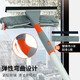 伊司達（EAST） 擦玻璃神器可伸縮桿雙面擦窗器清潔玻璃刮水器刮擦窗戶(hù)工具 彈性擦窗器+1塊替換布+1根刮條