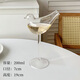 皓度ins風(fēng)創(chuàng  )意小鳥(niǎo)杯高腳玻璃杯網(wǎng)紅果汁飲料氣泡水杯女夏雞尾酒杯子 小鳥(niǎo)杯【200ml】