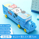 迪士尼（Disney）兒童文具盒筆盒幼兒園火車(chē)鉛筆盒三層可折疊多功能男童筆袋小學(xué)生學(xué)習用品生日禮物六一兒童節獎品 米奇天藍【附帶乘法口訣+削筆器+雙層容量】