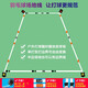 摩麗斯丹（Mornstar）羽毛球場(chǎng)地邊界線簡(jiǎn)易便攜式可移動(dòng)收納戶外標(biāo)準(zhǔn)單打雙打場(chǎng)地線 6.1m 羽毛球升級(jí)款場(chǎng)地線-白色