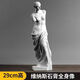 ZSTO 小石膏像擺件 天使石膏雕像 小號(hào)人物頭像迷你人像樹脂雕塑藝術(shù) 小維納斯像【高29CM】