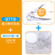 可得優(yōu)（KW-triO） 金屬護圈打孔機單孔皮帶打孔器打洞機裝訂圈可打孔30頁雞眼空心鉚釘鉗 9719+護圈*1盒【透明】