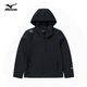 美津濃戶外夾克男女登山服鋒衣外套防風(fēng)抓絨內(nèi)里衣服