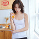 浪莎背心女 女士彈力無(wú)袖運動(dòng)打底吊帶背心白色1件 均碼