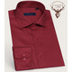十米布（SHIMIBUman） 絲光棉長(cháng)袖襯衫男免燙商務(wù)職業(yè)正裝純棉小領(lǐng)襯衫韓版修身白襯衣 酒紅色溫莎領(lǐng) 39