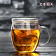 梵育喝茶的杯子帶蓋加厚耐熱玻璃杯過(guò)濾花茶杯辦公室水杯女茶水泡茶杯 500ml加厚大腰鼓