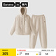 蕉內(nèi)絨絨506H睡衣男女士衛(wèi)衣版可外出家居服套裝羊羔絨加厚秋冬季保暖 【王一博同款-女】酷灰 M