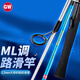 GW魚竿1.8米海天路滑竿裸竿ML調(diào)路亞竿滑漂竿大導(dǎo)環(huán)可過太空豆路亞