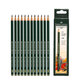 【全網(wǎng)低價(jià)】輝柏嘉（Faber-castell）9000素描鉛筆6B專(zhuān)業(yè)繪圖設計繪畫(huà)鉛筆成人美術(shù)學(xué)生初學(xué)者手繪專(zhuān)用12支裝美術(shù)寫(xiě)生