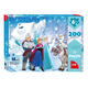 古部冰雪奇緣200片兒童拼圖6歲以上女孩益智玩具愛(ài)莎白雪公主啟蒙拼圖 冰雪奇緣200片1482(帶圖紙)