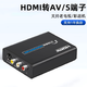三鴻HDMI轉AV/S-VIDEO視頻轉換器 醫院彩超機CVBS蓮花RCA信號轉換頭S端子連接線(xiàn) SH10253