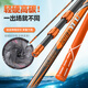臻佑（Grsaed）碳素抄網(wǎng)竿超輕超硬伸縮抄網(wǎng)桿撈魚(yú)網(wǎng)全套釣魚(yú)抄網(wǎng)套裝3.0米 橙色