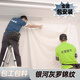 文宜2025高精密墻布無(wú)縫全屋臥室客廳素色墻紙奶油背景灰色壁布包安裝 色織羅錦紋-銀河灰 191-34