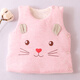 承承鹿寶寶三層加厚馬甲秋冬厚新生兒馬夾保暖嬰幼兒坎肩背心兒童上衣 貓咪耳朵粉 52 (均 碼) 【5-9斤】