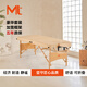 Mt折疊按摩床美容床便攜拉伸床按摩美容中醫針灸理療床家用推拿床 拉菲184*71cm米黃色全套配件新款