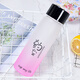 卡西菲（kaxifei）水杯男玻璃杯女磨砂簡(jiǎn)約夏天便攜杯子小清新森系創(chuàng)意個(gè)性潮流茶杯 約定-異形漸變粉