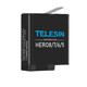 TELESIN 適配GoPro8配件電池hero7 6電池充電器三充內存卡讀寫(xiě)雙充運動(dòng)相機收納充電盒 gopro8/7/6/5電池