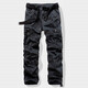 YUANZOU原走重磅美式黑色迷彩褲男長(cháng)褲直筒寬松潮戶(hù)外多口袋工裝褲戰術(shù)褲大碼 戰地迷彩 30