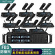 JSq KV80一拖八無線會(huì)議麥克風(fēng)雙頭方管會(huì)議話筒鵝頸式短桿桌面式指向性高拾音 一拖八雙頭方管會(huì)議話筒