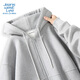 JEANSWEST LIFE真維斯衛(wèi)衣男開衫連帽外套春秋厚實(shí)透氣拉鏈上衣少年街頭潮流衣服