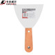 卡夫威爾不銹鋼木柄油灰刀膩子刀鏟灰刀清潔鏟子墻面修整5英寸 KE3617