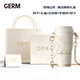 格米（germ）山茶花保溫杯女士禮物咖啡杯高顏值316不銹鋼大容量水杯吸管杯子 雪境山茶【禮盒+手提袋】500ml
