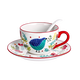 【9成新】佳佰【京東自有品牌】美式咖啡杯碟帶勺 陶瓷馬克杯牛奶杯茶杯碟 杯子一杯一碟送勺