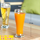 福夢茲（HOMERAS）玻璃杯子 飲料果汁杯 冷飲杯 奶昔杯 沙拉杯 奶茶杯 網(wǎng)紅飲料杯 G21（345毫升）