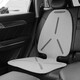 KEEP TOP汽車兒童安全座椅防磨墊isofix通用britax加厚墊座椅保護(hù)墊 科技灰
