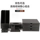 利藍(lán)（LEADLAND）商務(wù)辦公用品套裝組合辦公室多功能筆筒文具收納套裝皮革文件夾架文件框文件柜 商務(wù)之選T09(5件) 咖色