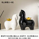 承瑞酒柜裝飾品擺件客廳電視柜玄關(guān)工藝品輕奢高檔大氣餐邊柜喬遷禮物 馬上有錢擺件【一對】